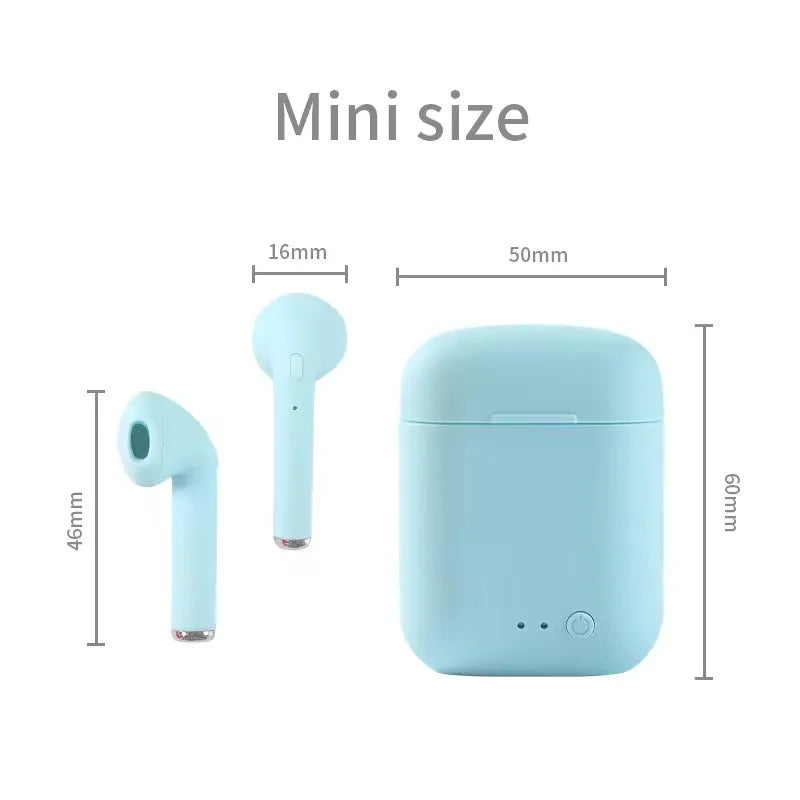 Macaron Wireless Bluetooth Fones de ouvido Bluetooth Fones de ouvido Música Fones de ouvido Esportes