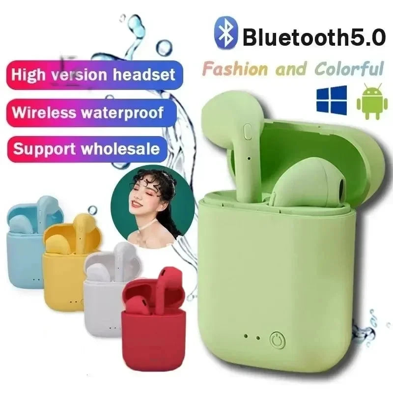 Macaron Wireless Bluetooth Fones de ouvido Bluetooth Fones de ouvido Música Fones de ouvido Esportes